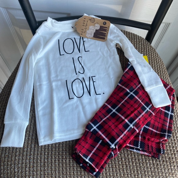 Rae Dunn pajamas Size 3T NWT - Picture 8 of 8